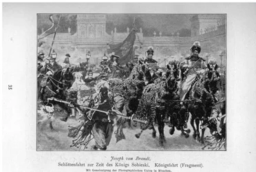 Slædetur i kong Sobieskis tid. Kongens ridt (Fragment)